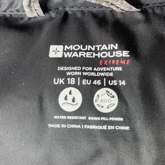 SOLD - Mountain Warehouse Down-Filled mid length Winter Jacket size L - Picture 5 of 5